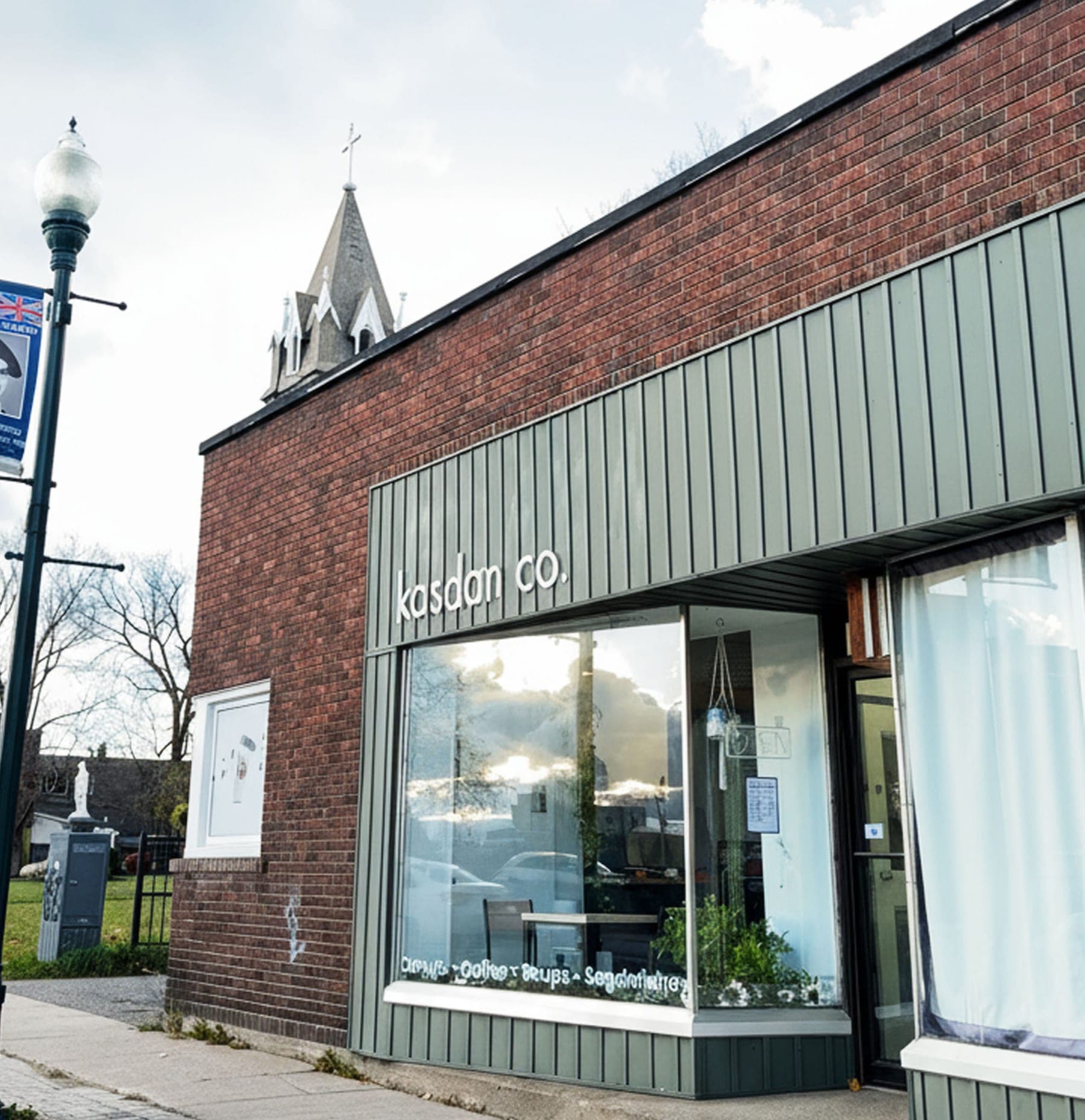 The kasdan co. shop front on Queen St E